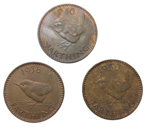 Vintage farthing set - vintage,