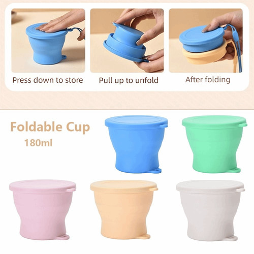 180ml travel collapsible cup - collapsible,