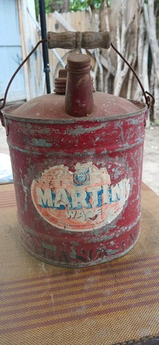 Vintage gas can martin ware - martin,