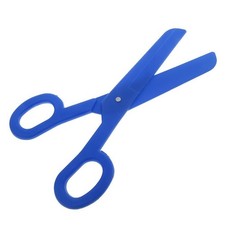 FORUM GIANT JUMBO 15" BLUE PLASTIC CLOWN SCISSORS PROP GAG COSTUME ACCESSORY