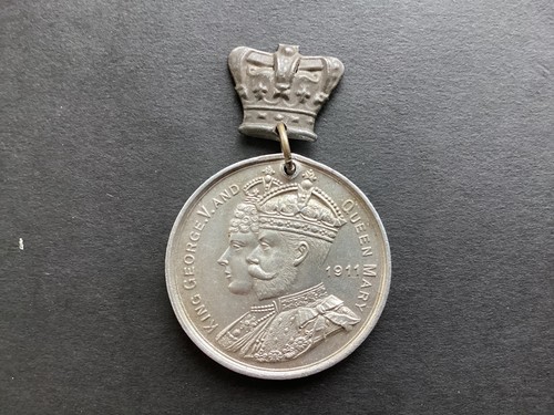1911 coronation medal - medal, king