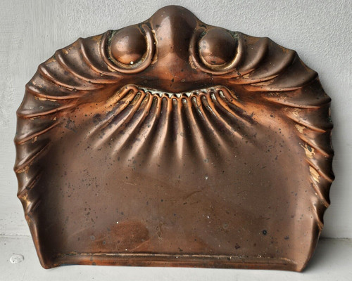 Art nouveau solid copper - art,