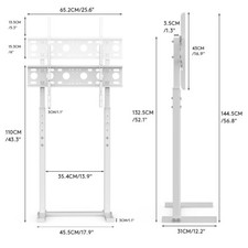 TV Floor Stand Cantilever Bed