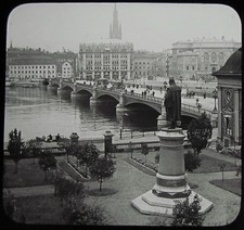 Glass Magic Lantern Slide THE
