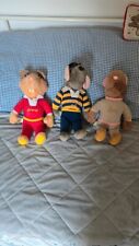 3 X Original Roland Rat Vintage Soft Toys Roland rat , kevin the gerbil, Errol