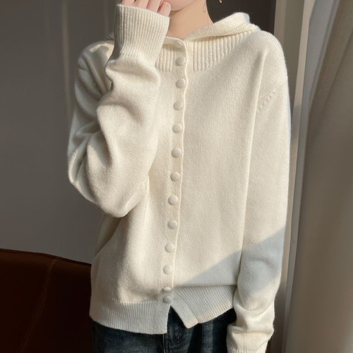 Women hooded sweater coat - women,