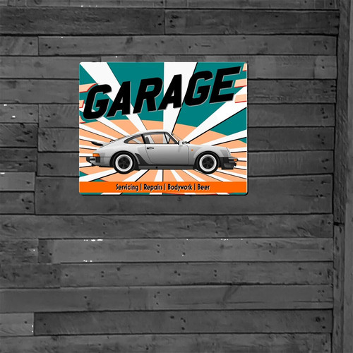 Personalised man cave metal - man,