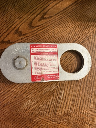 Ramsey winch snatch - winch,
