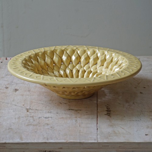 Vallauris red ceramic bowl - vallauris,