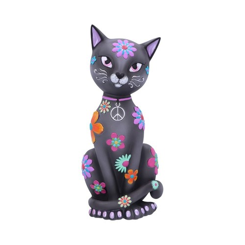 Hippy kitty black - hippy, cat