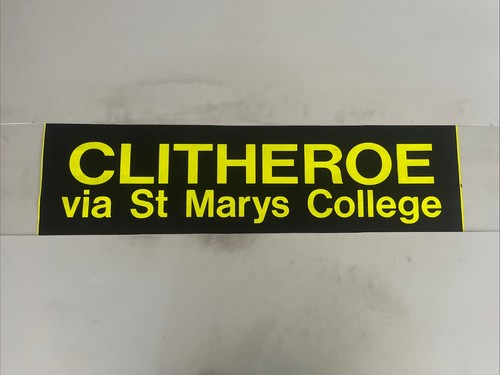 Clitheroe via marys - marys, college