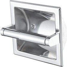 Recessed Toilet Paper Holder in Wall Insert Tissue Mount Toliets Toulet Mounted