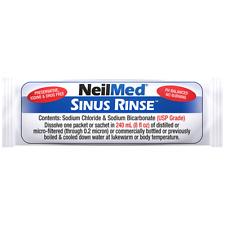 NeilMed Sinus Rinse Saline Nasal Natural Sinus & Allergy Relief sachets x 70