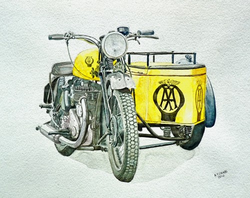 Bsa 1950 rescue service aa - 1950's,