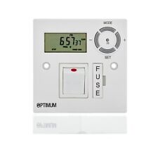 7 Day Fused Timer Spur Switch Digital LED Lighting Immersion Heating Security OP