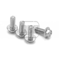 M6 x 16mm Hex Head Bolts 4pcs Flanged Screws Pit Mx Monkey Dirt Quad Motor Bike