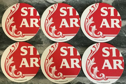 Stella artois beer mats - artois,