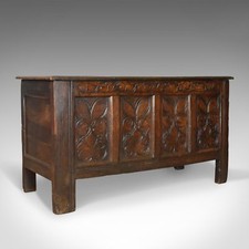 Antique Coffer, Large, English