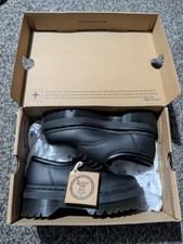 Dr. Martens 1461 Quad Mono platform shoes black vegan unisex size UK 4 RRP £170