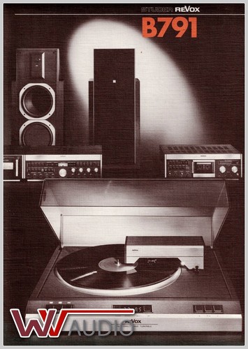 Studer revox b791 owners - studer,