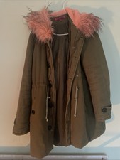 Green Women's Parka Coat