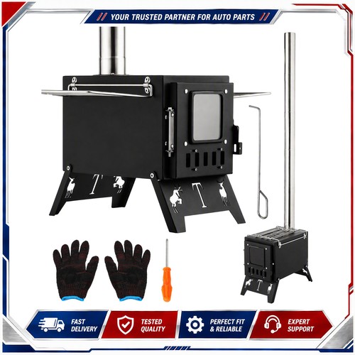 Foldable outdoor wood stove - foldable,