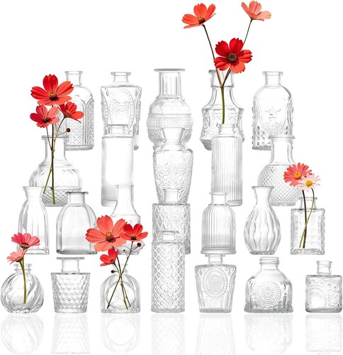 24pcs glass bud vase - bud,