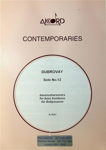 Dubrovay solo for bass - solo, no.12