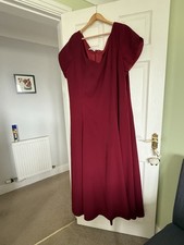 Bridesmaid/Prom Dress  Dress Size 24 - Garnet Red. Worn Once Very Good Condition