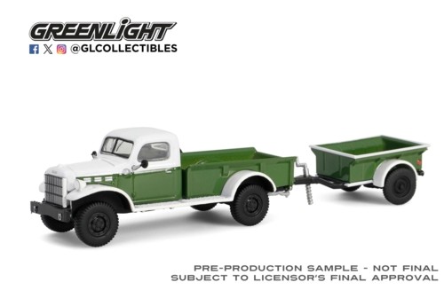 Hitch and tow 1950 dodge - 1/64,