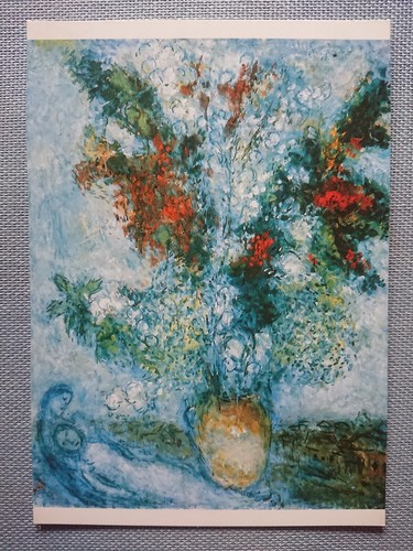 Old postcard marc chagall a - postcard,