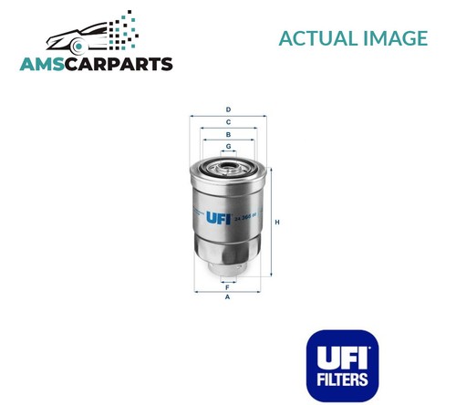 Engine fuel filter 2436600 ufi - filter,