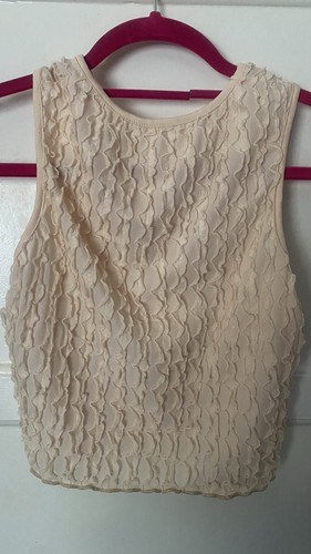 Shein light beige ruffled - shein,