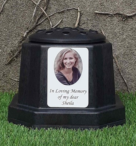 Grave plaque memorial - memorial, photo