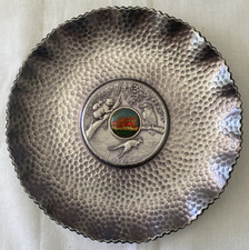 Vintage Anodised Trans Australian Railway Ashtray Dish Australian Animals Stokes