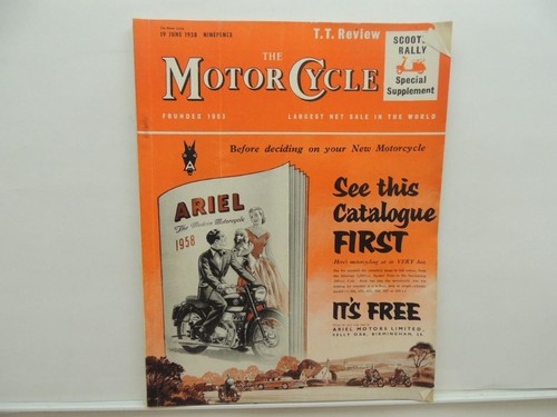 June 1958 the motorcycle - june,