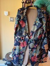 Light Duster Coat  Dark Blue