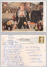 c35927 Edouard Manet   art painting  postcard 2008 stamp