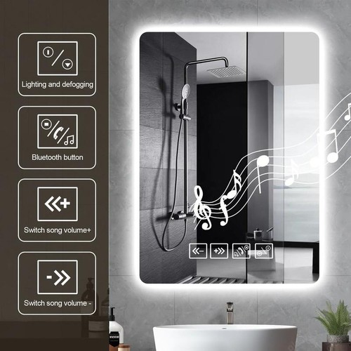 Bluetooth bathroom mirror with - mirror,
