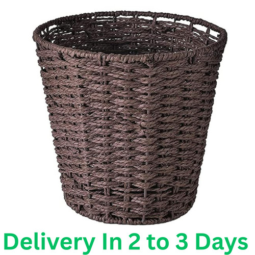 Wicker style waste paper - style, bin