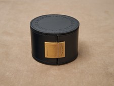 A. Lange & Sohne Travel Watch Case Söhne Watch Box Navy Blue Leather Brass Roll