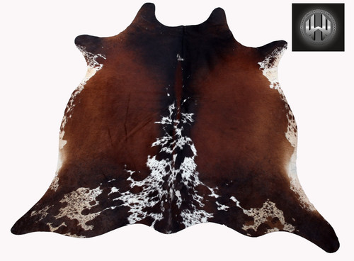 Cow hide rug natural - hide, skin