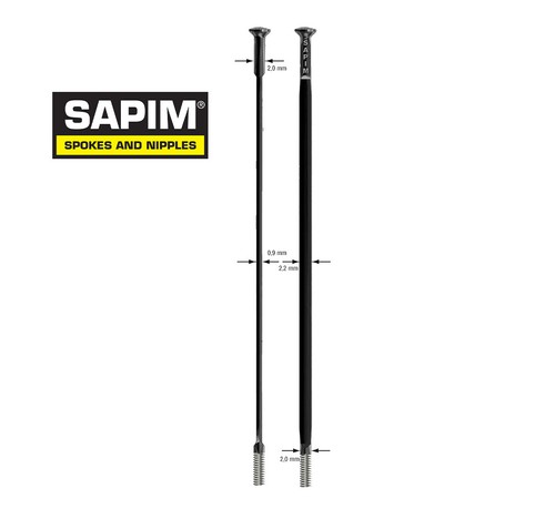 Sapim ray spokes black - sapim,