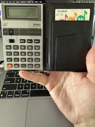 Casio 831 vintage s - ml-831,
