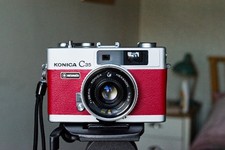 Konica C35 rangefinder camera