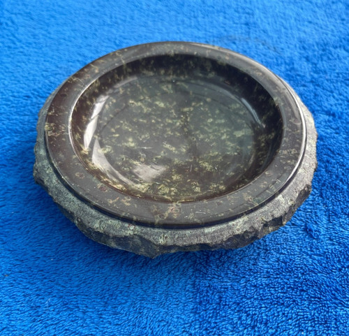 Serpentine vintage pin dish - serpentine,