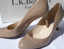 L.K.Bennett/Sabira/Women's court shoes/small/heel/taupe/size UK5.5/38.5