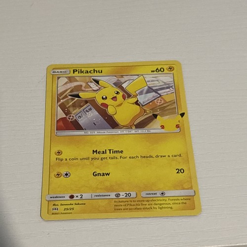 Pokemon tcg pikachu - pokemon, 25/25
