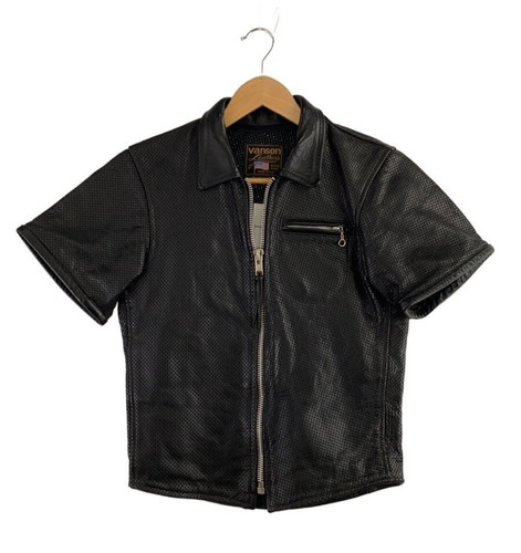 Vanson perforated leather - perforated,