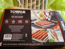 Tower ~  BBQ Hot Dog Roller Wooden Handle ~ unused